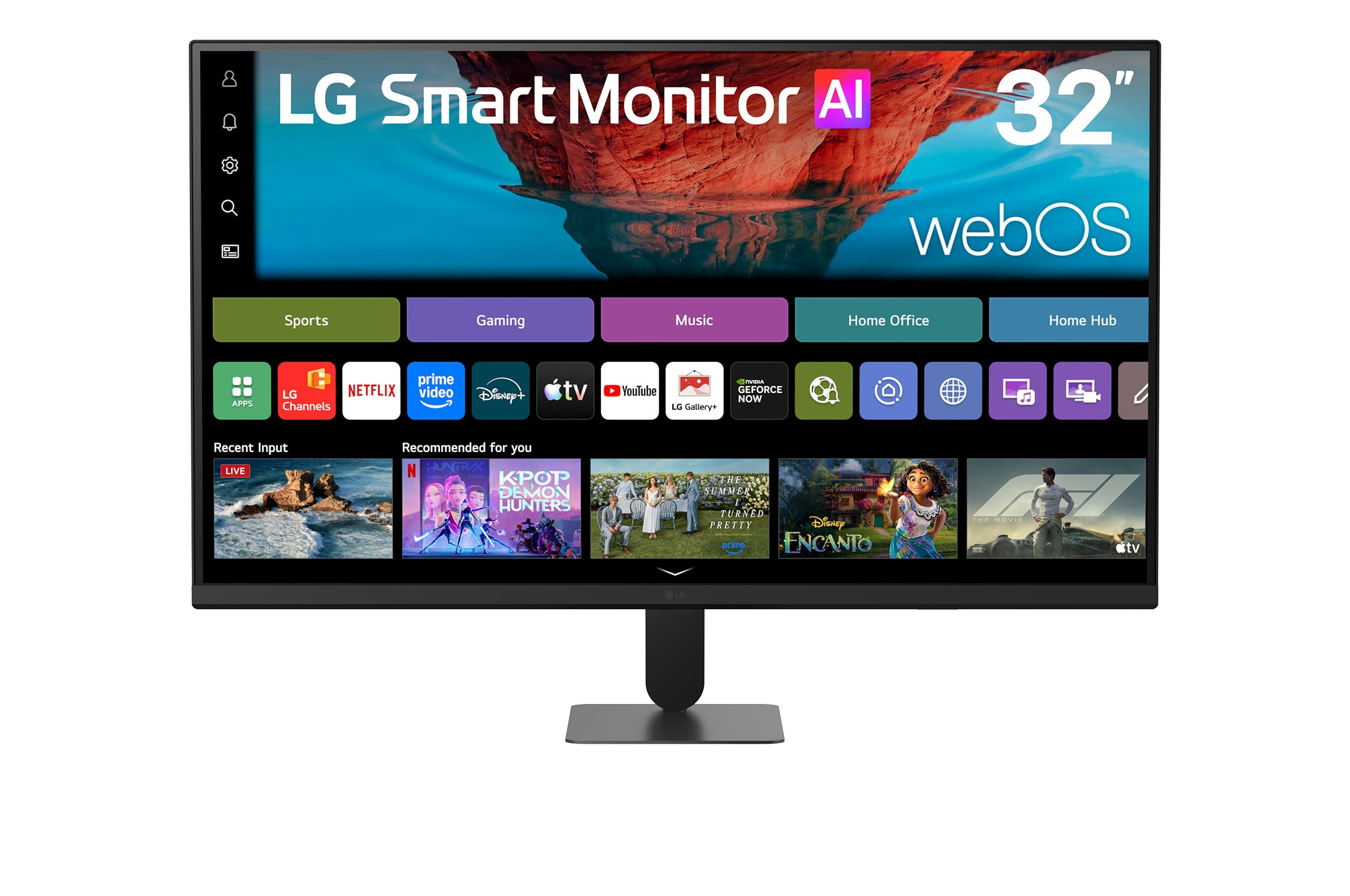Imagem 0 de Monitor Smart 32'' (80 cm) LG Ultrafine 32U701SB-B.AEU, 4K UHD, webOS