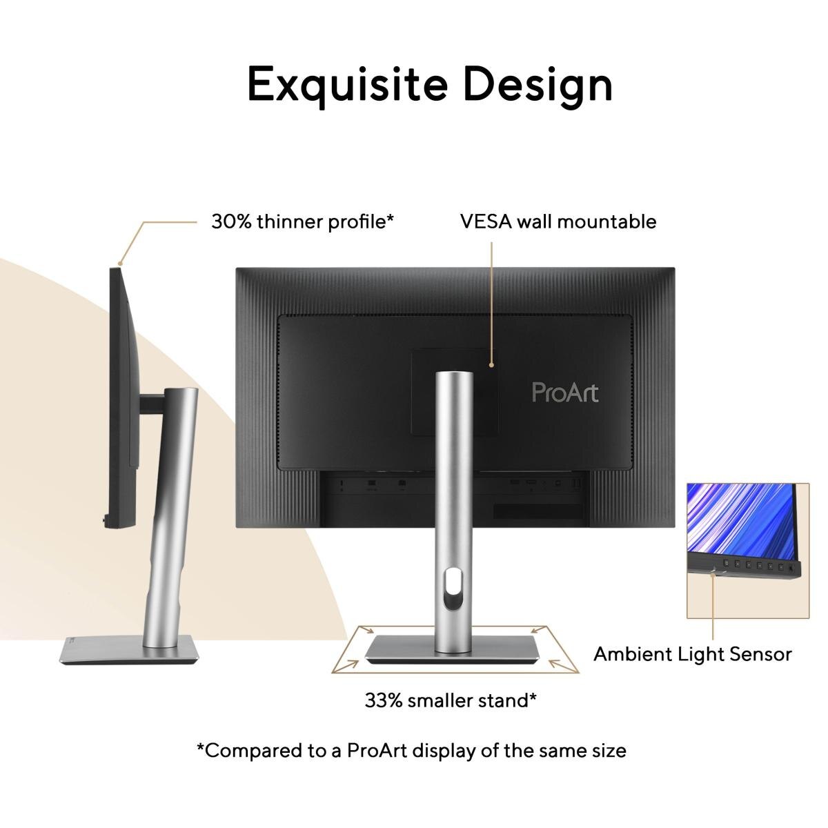 Monitor ProArt Display Asus 27” PA278QV Gen2 (PA278QGV) Preto-2