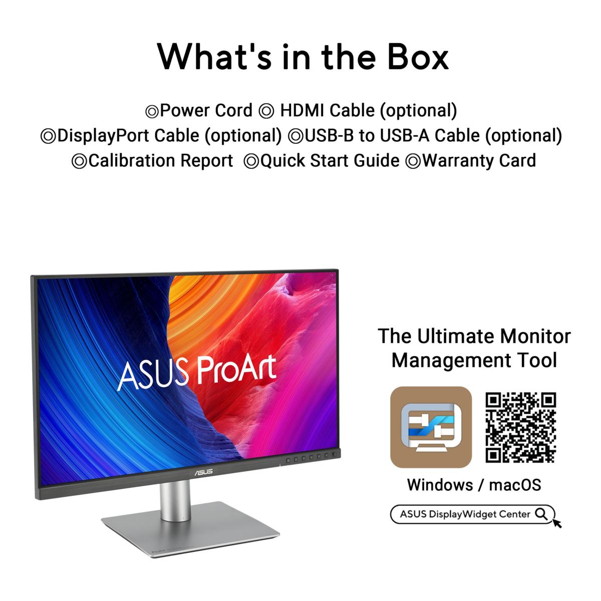 Monitor ProArt Display Asus 27” PA278QV Gen2 (PA278QGV) Preto-9