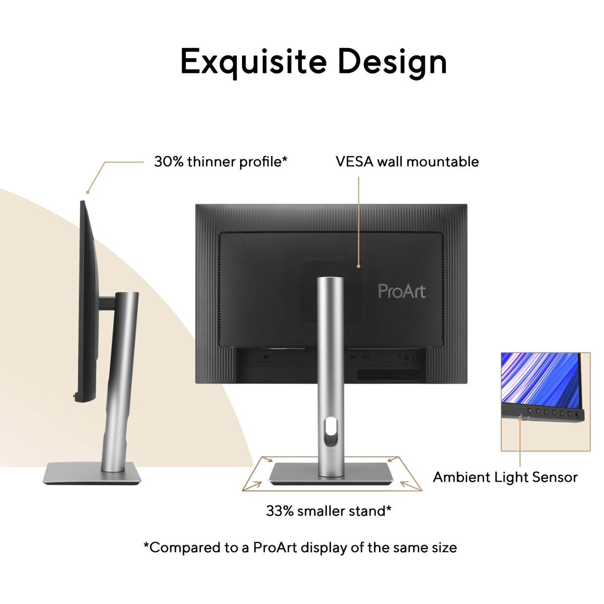 Monitor Profissional ProArt Display 24,1" Asus PA248QV Gen2 (PA248QFV) IPS WUXGA (1920 x 1200) Prata-2
