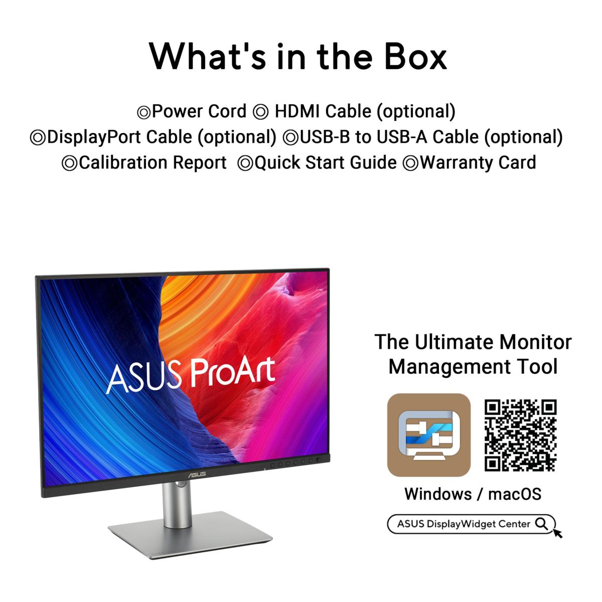 Monitor Profissional ProArt Display 24,1" Asus PA248QV Gen2 (PA248QFV) IPS WUXGA (1920 x 1200) Prata-9
