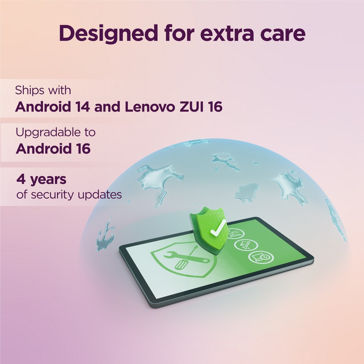 Tablet Lenovo Tab TB311FU 10.1" RAM 4 GB, 64GB, WiFi + Clear Case 10