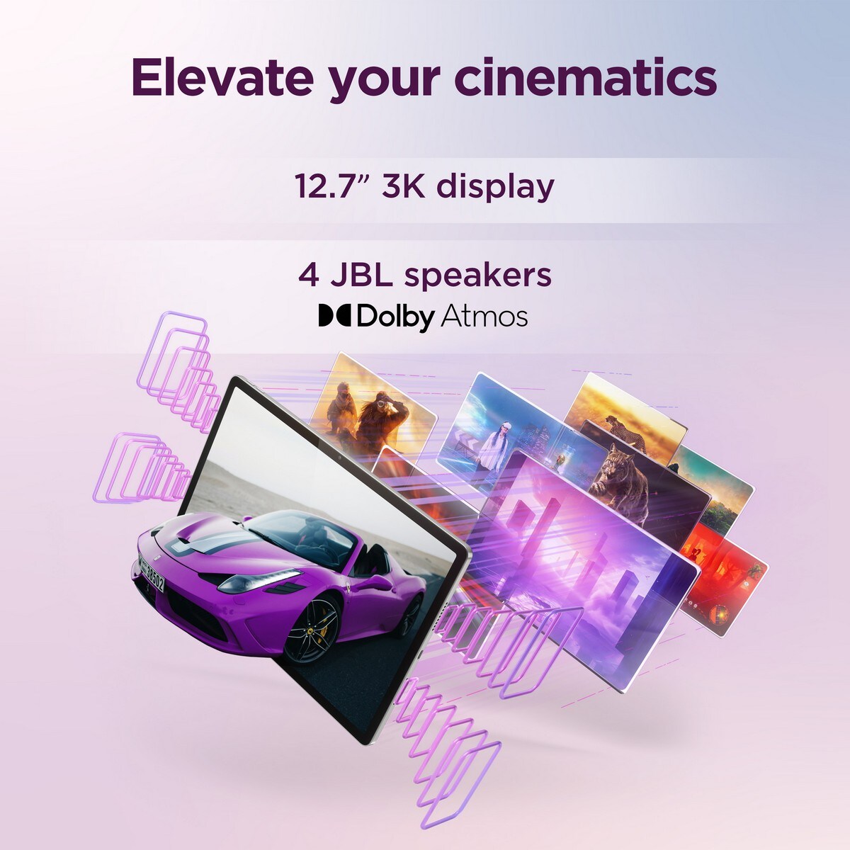 Tablet Lenovo Idea Tab Pro 12.7" 3K, RAM 8 GB, 256 GB + Tab Pen Plus - Cinzento Cinzento lunar-14