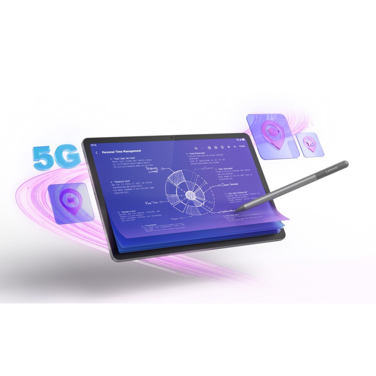 Tablet Lenovo Idea Tab 11" TB336ZU 2.5K/2.4 OC/8/256/5G/Grey + Pen 5G Luna Grey-8