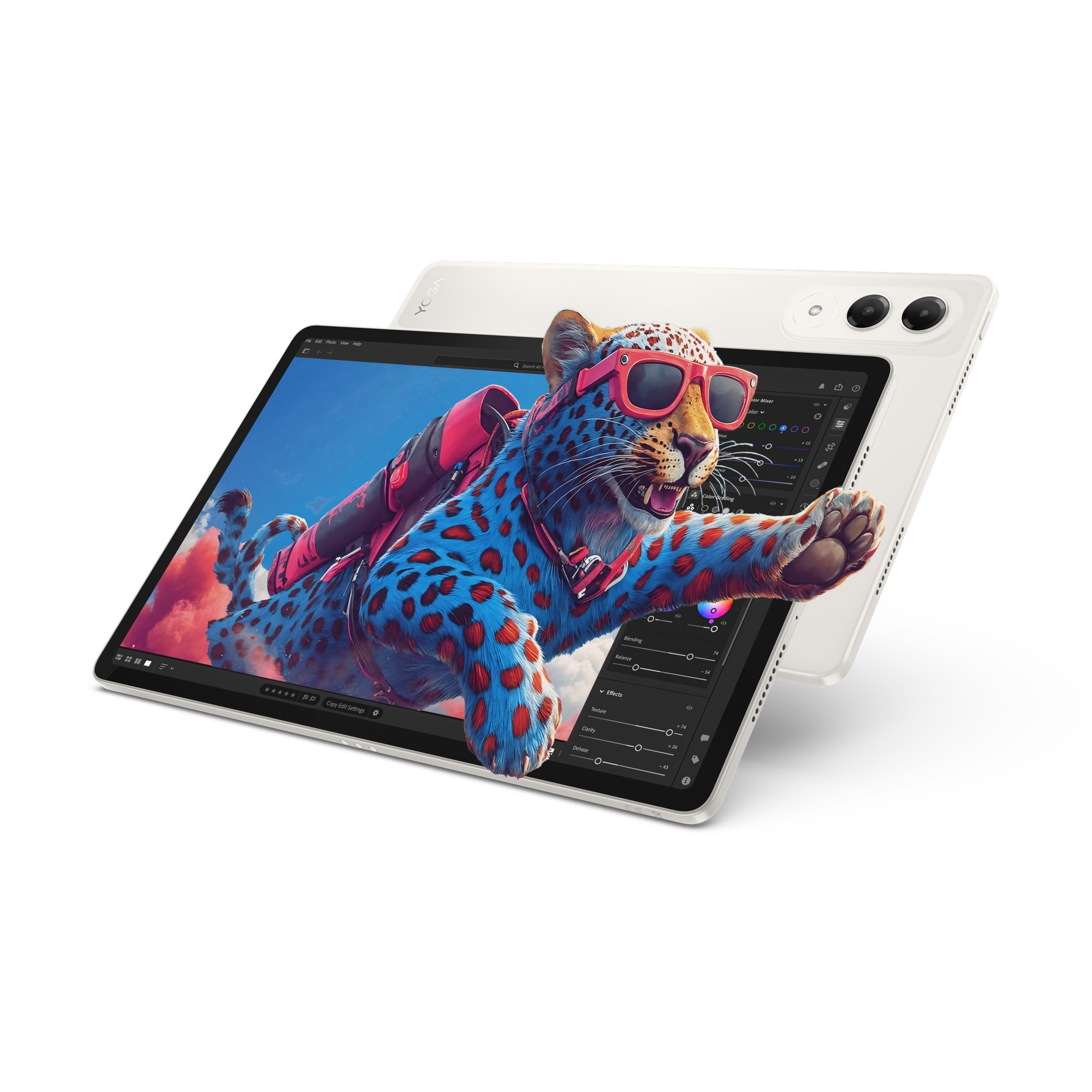 Tablet Lenovo Yoga Tab (TB710FU) 11.1" 3.2K/3.3 6C/12/256/WIFI/SEASHELL + PEN + KB - Seashell Seashell-5