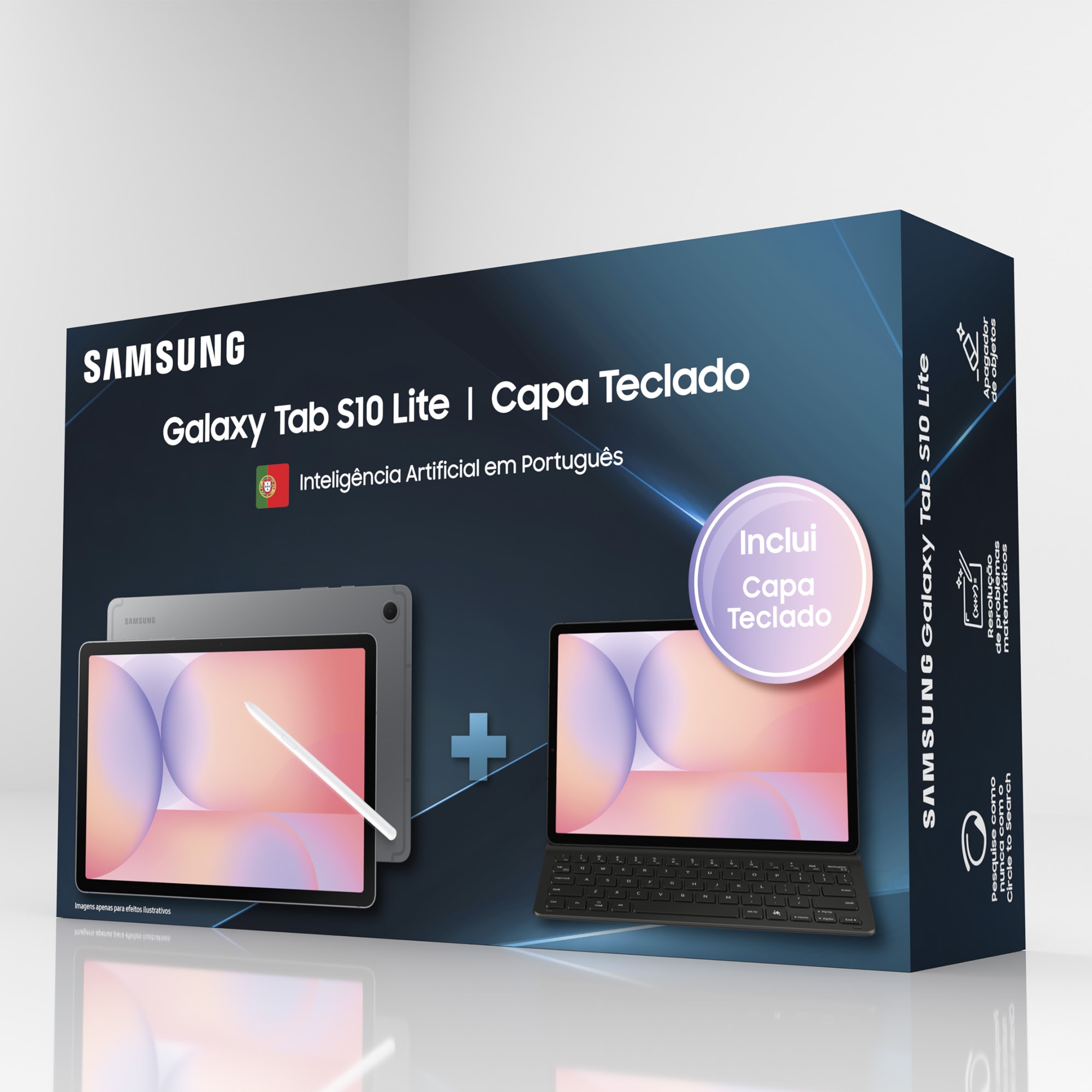 Imagem 0 de Bundle Tablet Samsung Galaxy Tab S10 Lite 8GB/256GB Wifi + Capa Teclado - Cinzento