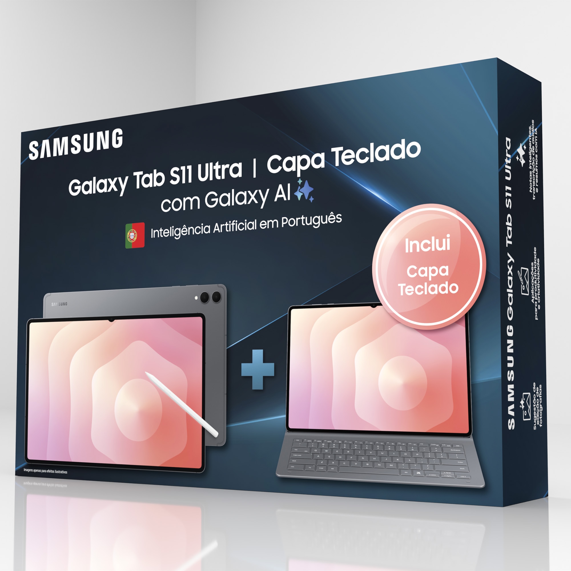 Imagem 0 de Bundle Tablet Samsung Galaxy Tab S11 Ultra 12GB/256GB Wifi + Capa Teclado
