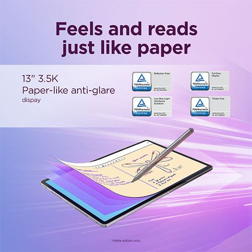 Tablet Lenovo Idea Tab Pro Gen 2 - 12GB - 256GB - Wi-Fi - Luna Grey + Lenovo Tab Pen Plus 7