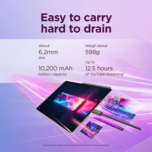 Tablet Lenovo Idea Tab Pro Gen 2 - 12GB - 256GB - Wi-Fi - Luna Grey + Lenovo Tab Pen Plus 9