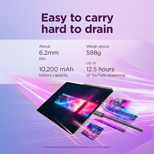 Tablet Lenovo Idea Tab Pro Gen 2 - 12GB - 256GB - Wi-Fi - Luna Grey + Lenovo® 2-em-1 12