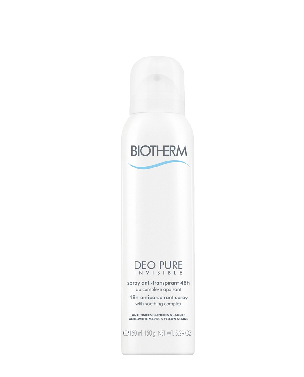 Desodorizante Spray Invisível Anti-transpirante 48H Déo Pure 150 ml Biotherm 1