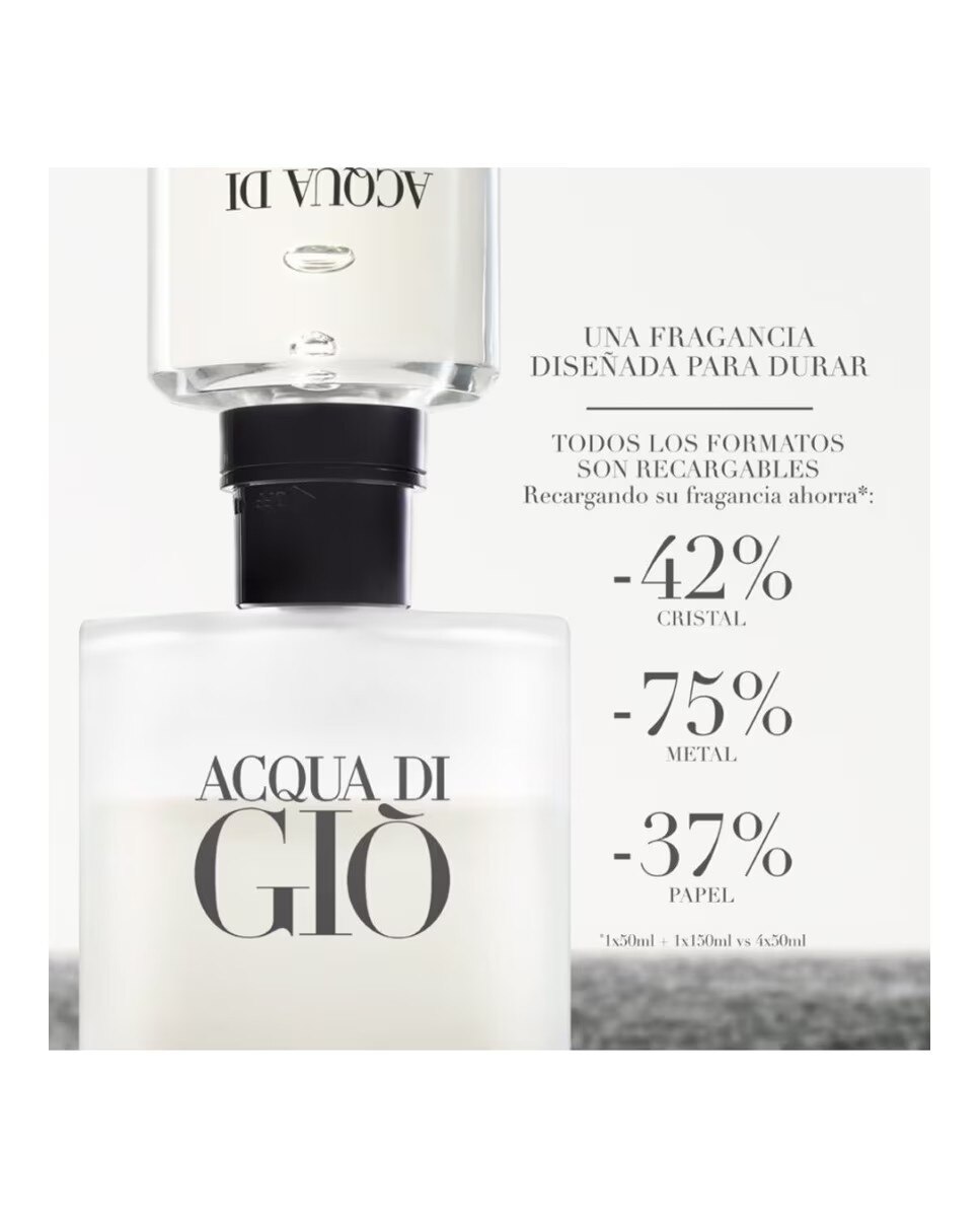 Eau de Toilette Acqua di Giò Recarregável - 100 ml 4