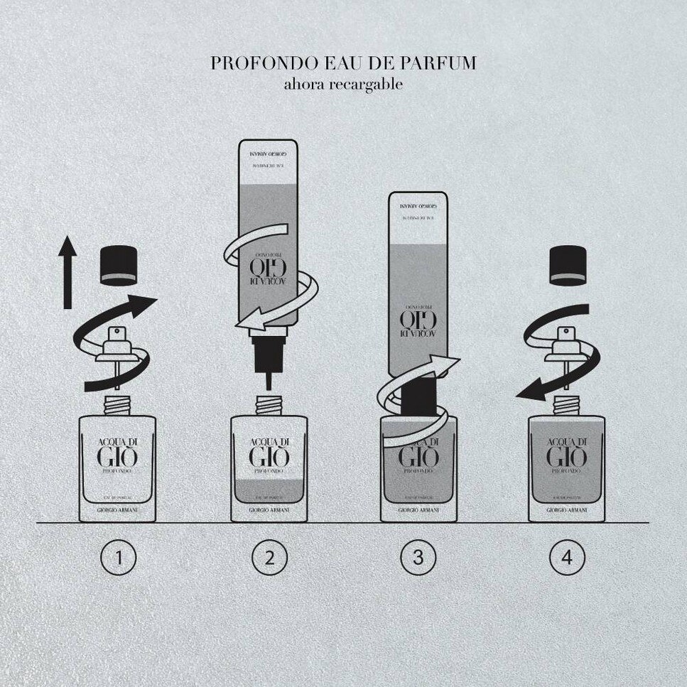 Acqua di Giò Profondo Eau de Parfum Recarga Fougère - 150 ml 4