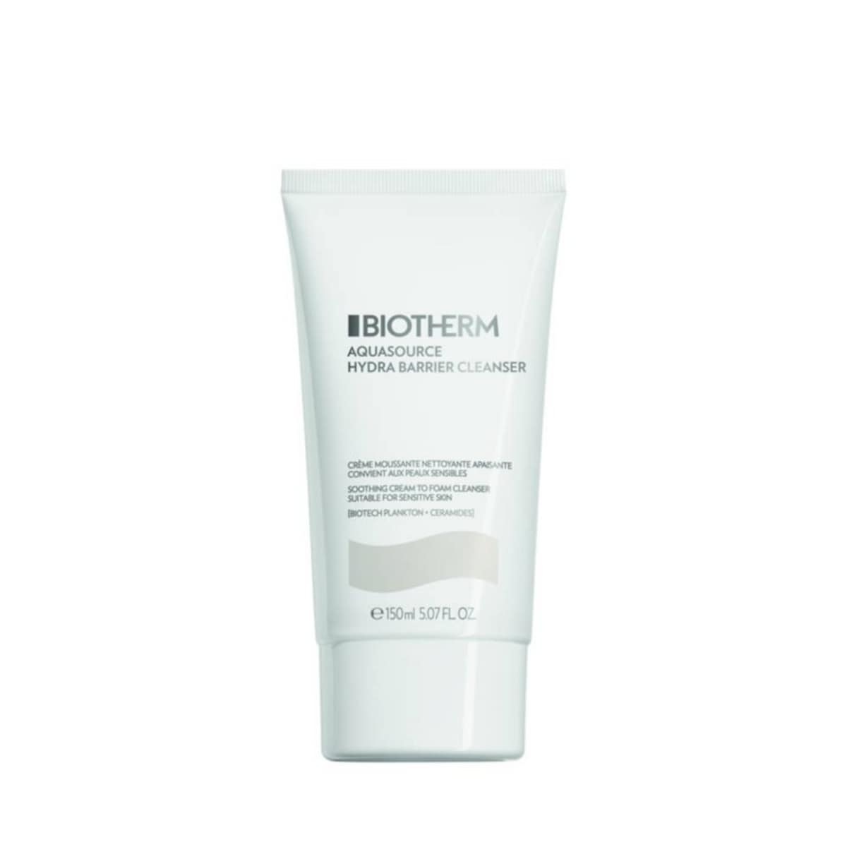 Biotherm Aquasource Hydra Barrier Shoothing Cream-to-Foam Cleanser 1