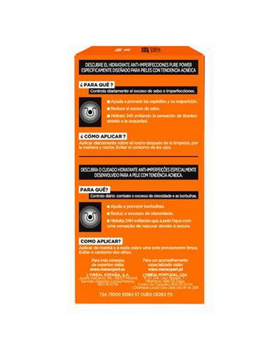 Creme de Rosto Anti-Imperfeições Pure Power Men Expert - 50 ml 3