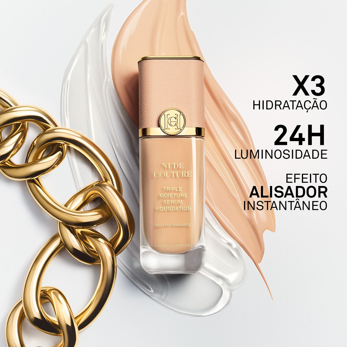 Base de Maquilhagem Nude Couture Triple Moisture Serum Foundation M380-3