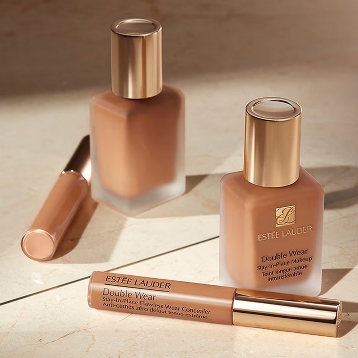 Base de Maquilhagem Double Wear Stay-in-place - 15 ml Edição Limitada 4N1 Shell Beige-4
