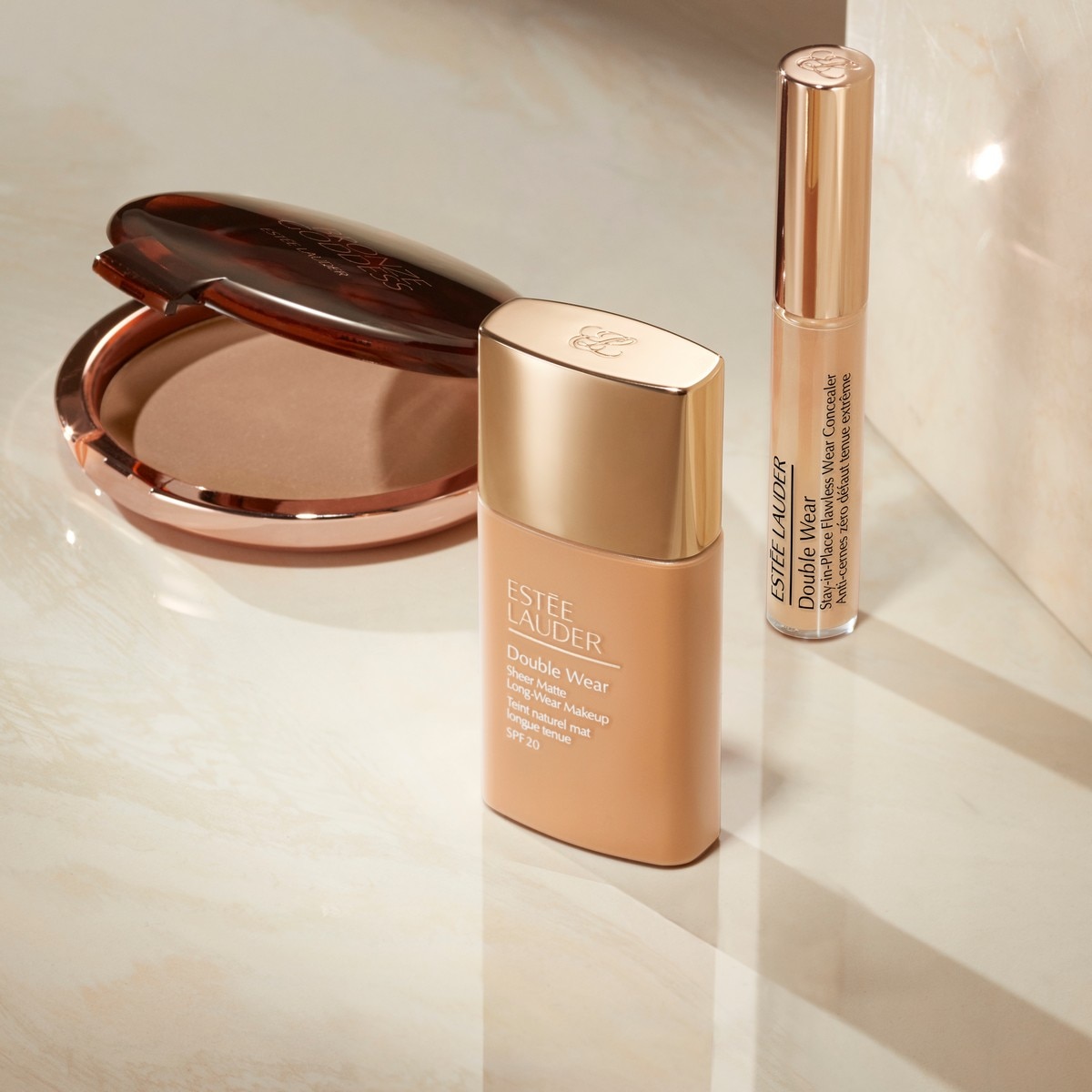 Base de Maquilhagem Double Wear Sheer Long-Wear Makeup SPF20 + - 30 ml 4N2 Spiced Sand-5