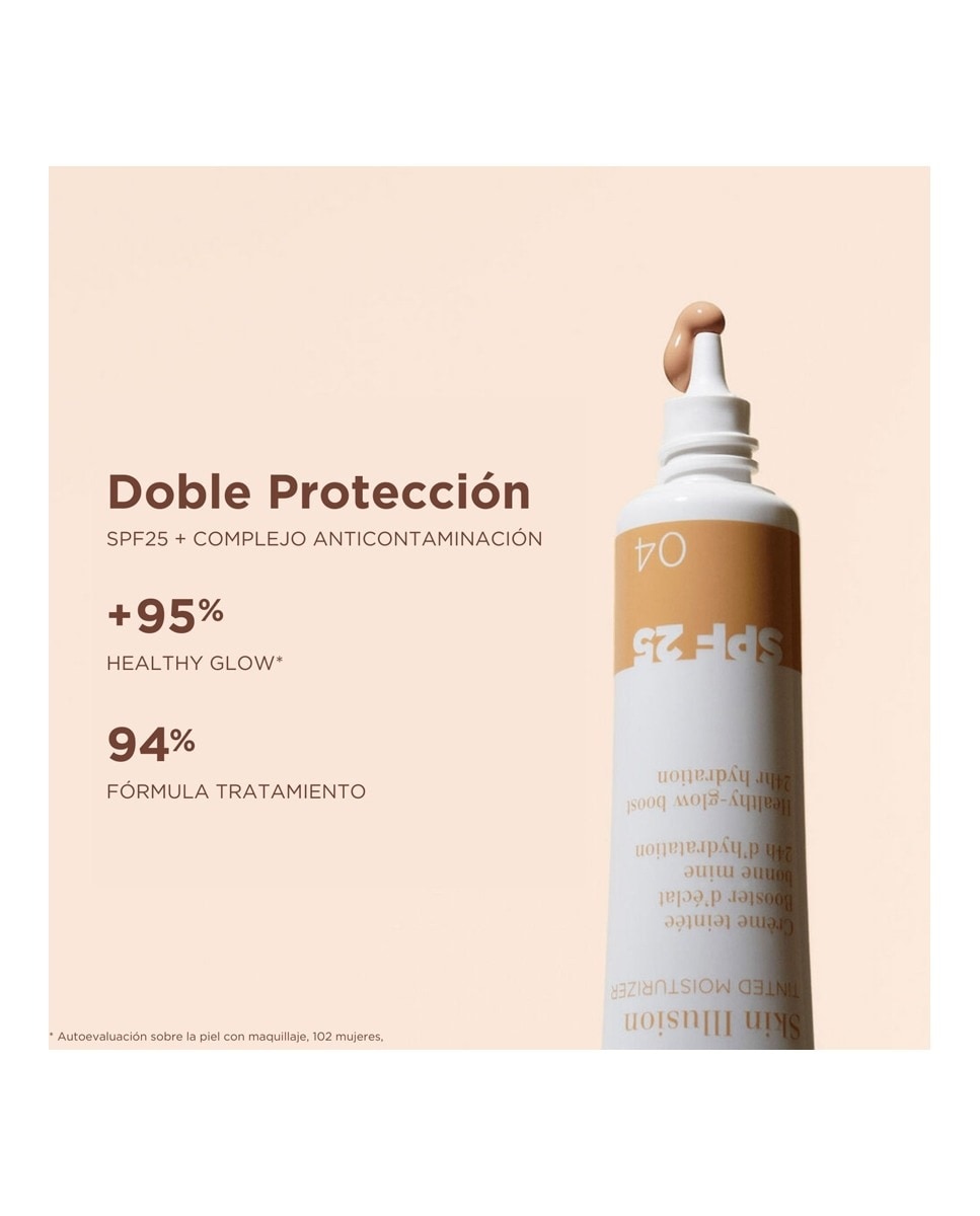 Creme com Cor Skin Illusion Tinted Moisturizer Spf25 3