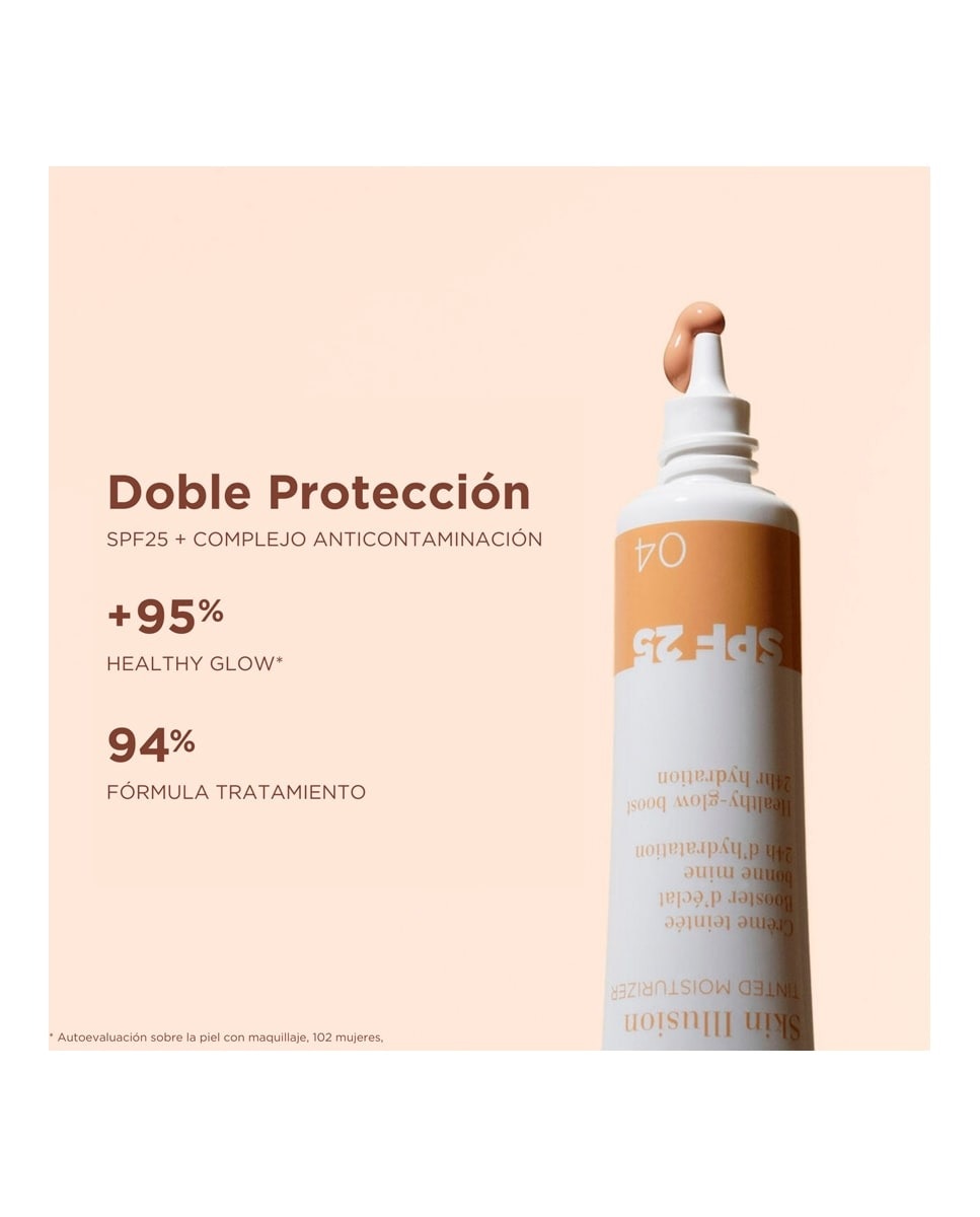Creme com Cor Skin Illusion Tinted Moisturizer Spf25 3