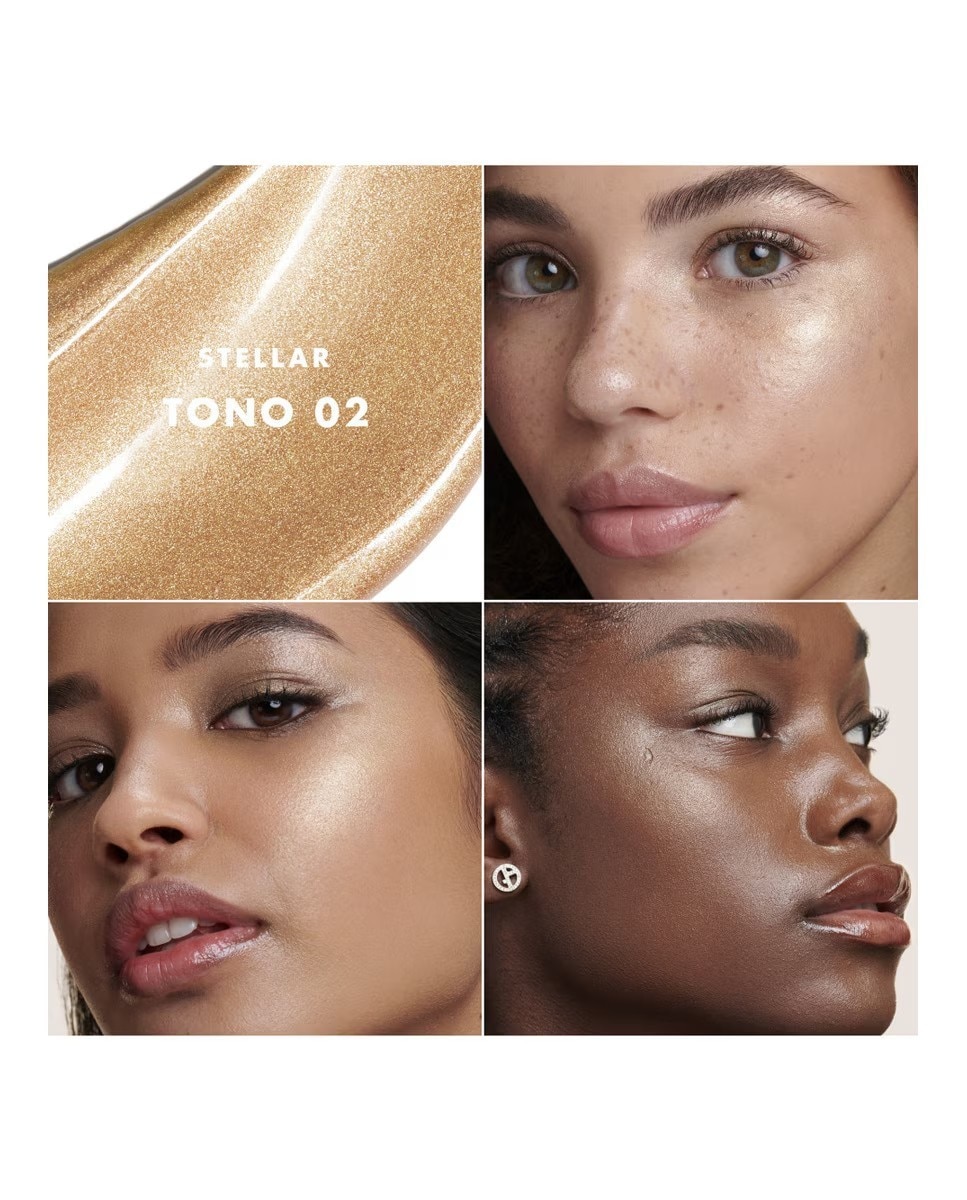 Iluminador Líquido Luminous Silk Acqua Highlighter 2 Stellar-4