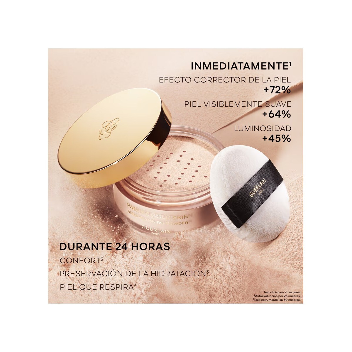 Pó Solto Rejuvenescedor Parure Gold Skin Diamond Micro-Powder 04 DEEP-6