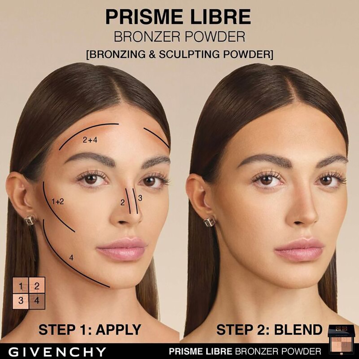 Prisme Libre Pó Bronzeador H001-3