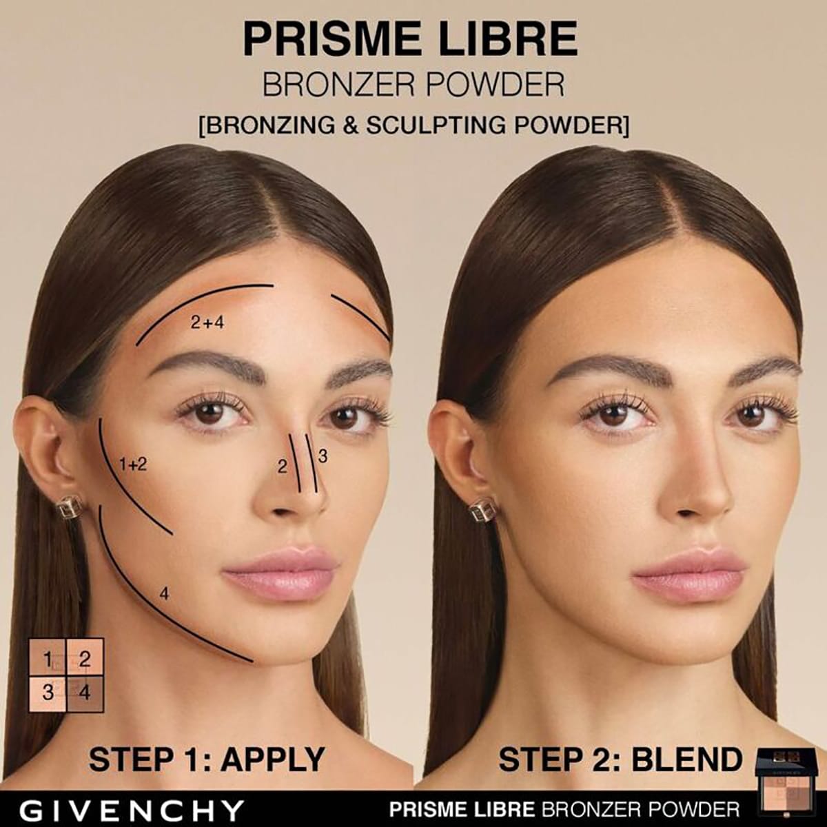 Prisme Libre Pó Bronzeador H001-3