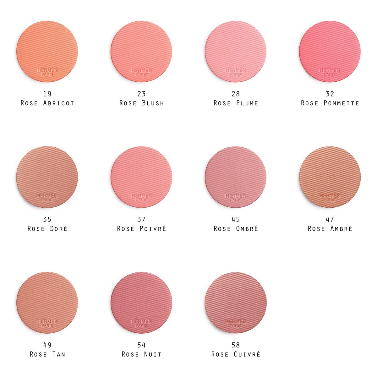 Blush em Pó Aveludado Rose Hermès - 6 g 58 - Rose Cuivré-10