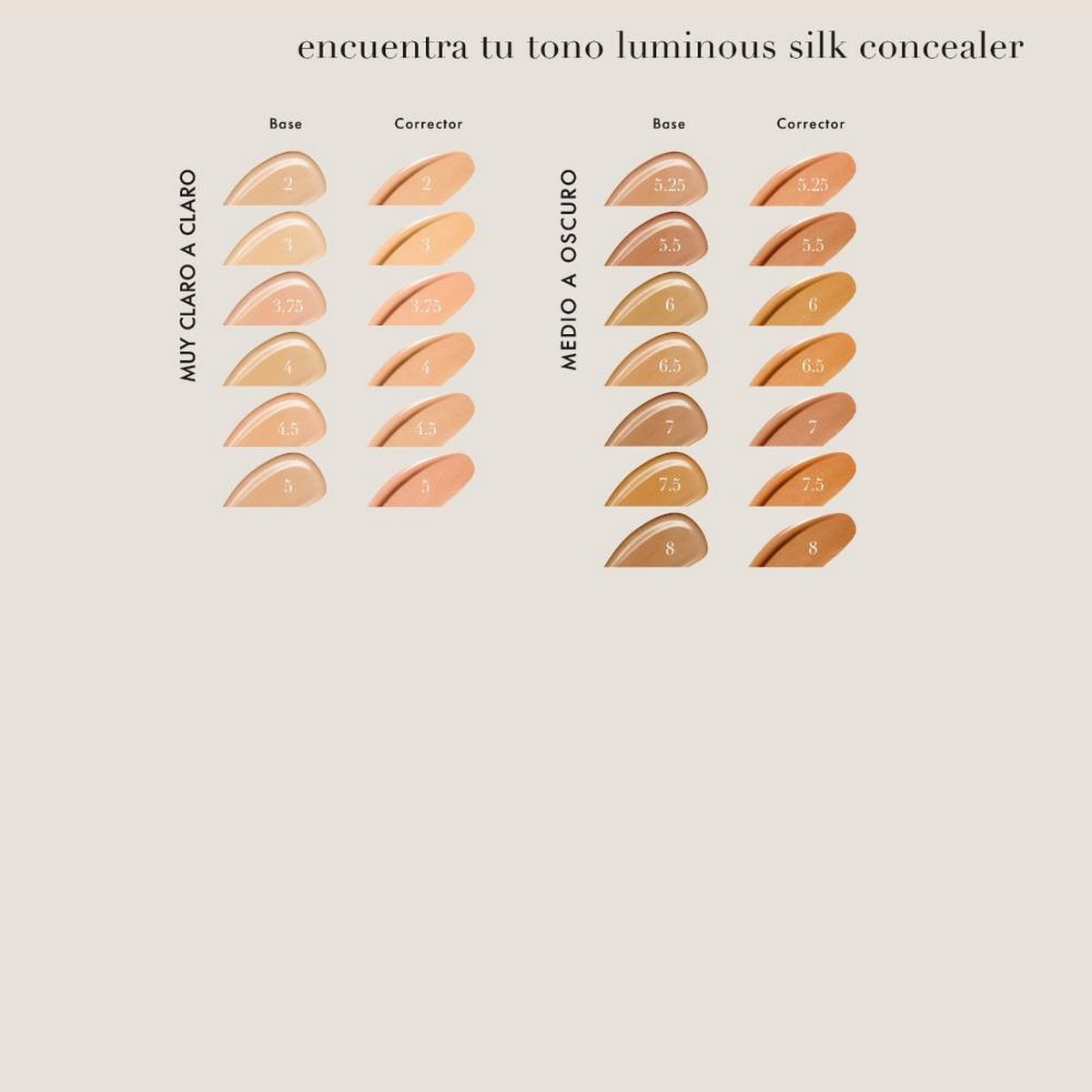 Corrector Iluminador Luminous Silk Concealer 4-6