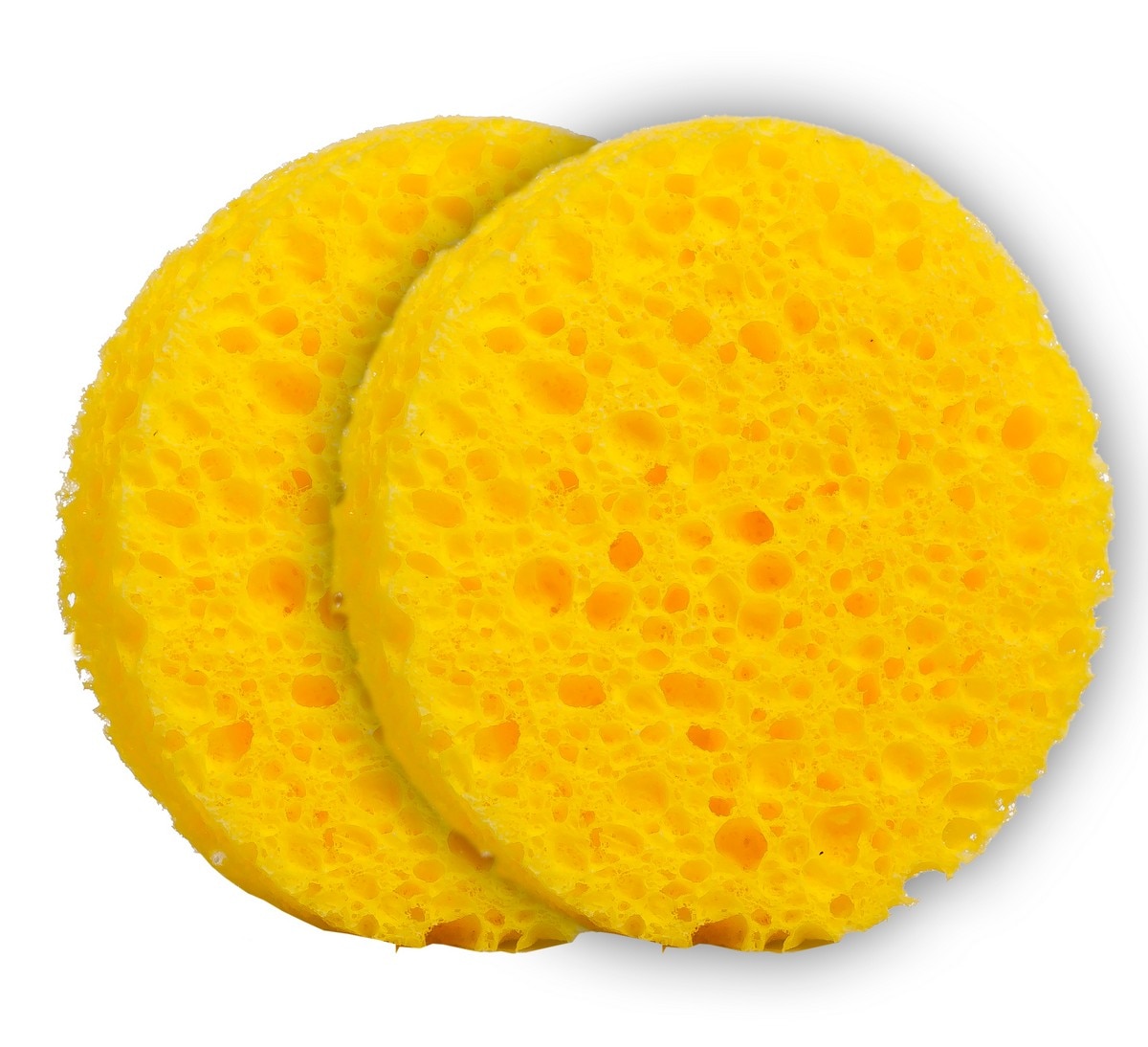 Esponja Desmaquilhante de Celulose 6,5 cm - 2 un 2