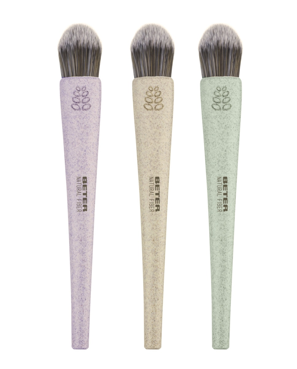 Pincel para Maquilhagem Fluida Natural Fiber - 1 un 2