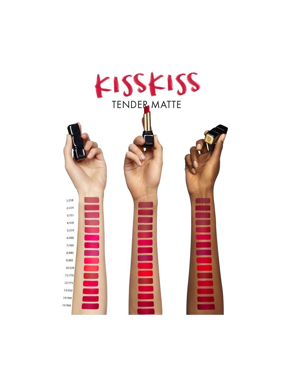 KissKiss Tender Matte 16H Conforto Matte Luminoso & Leve - 2,8 g 940 My Rouge-4