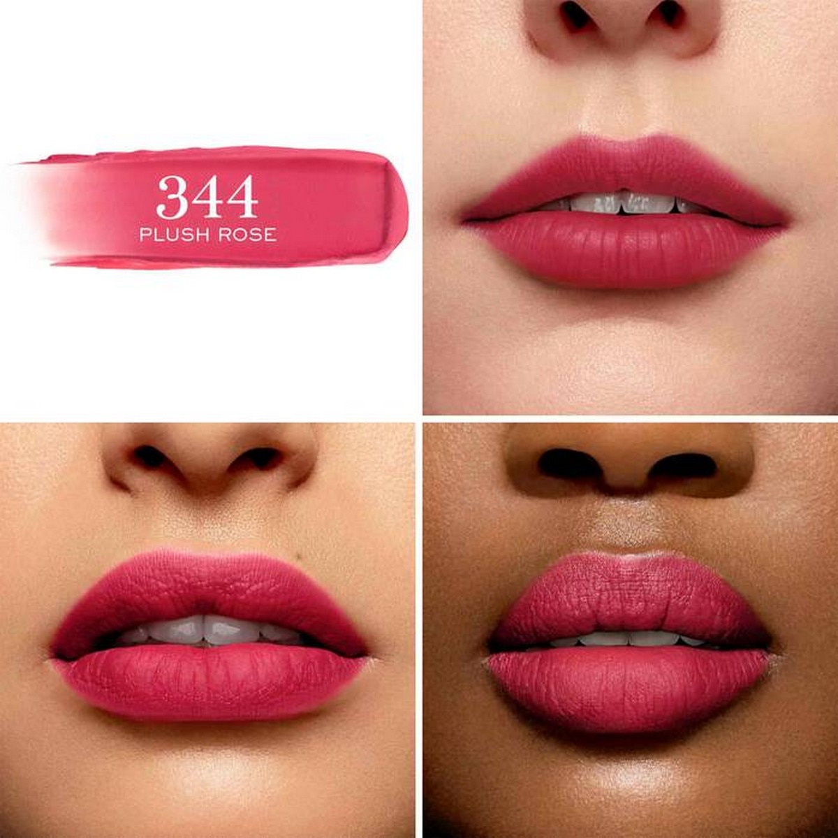 Batom L'Absolu Rouge Intimatte - 3,4 g 344 Plush Rose-4