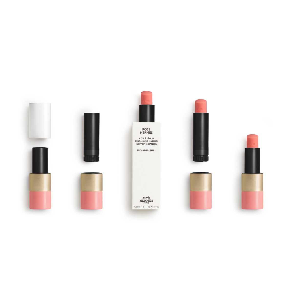 Recarga Realçador de Lábios Rose Hermès - 4g 30 - Rose d'Été-4