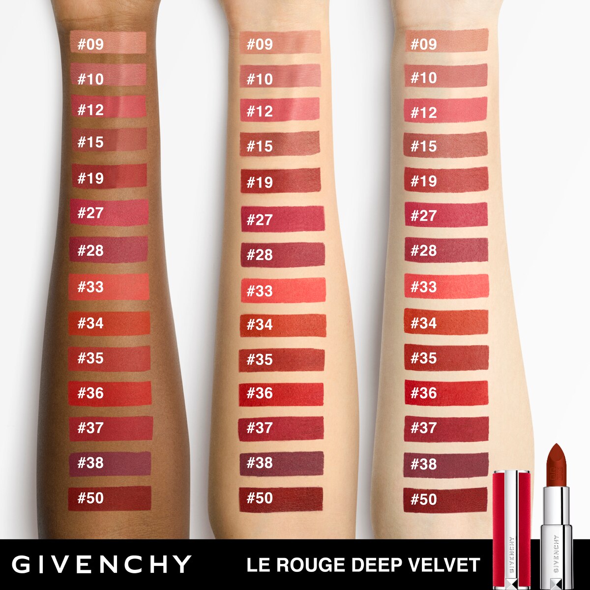 Batom Le Rouge Deep Velvet - 3,4 g 50 Brun Acajou-6