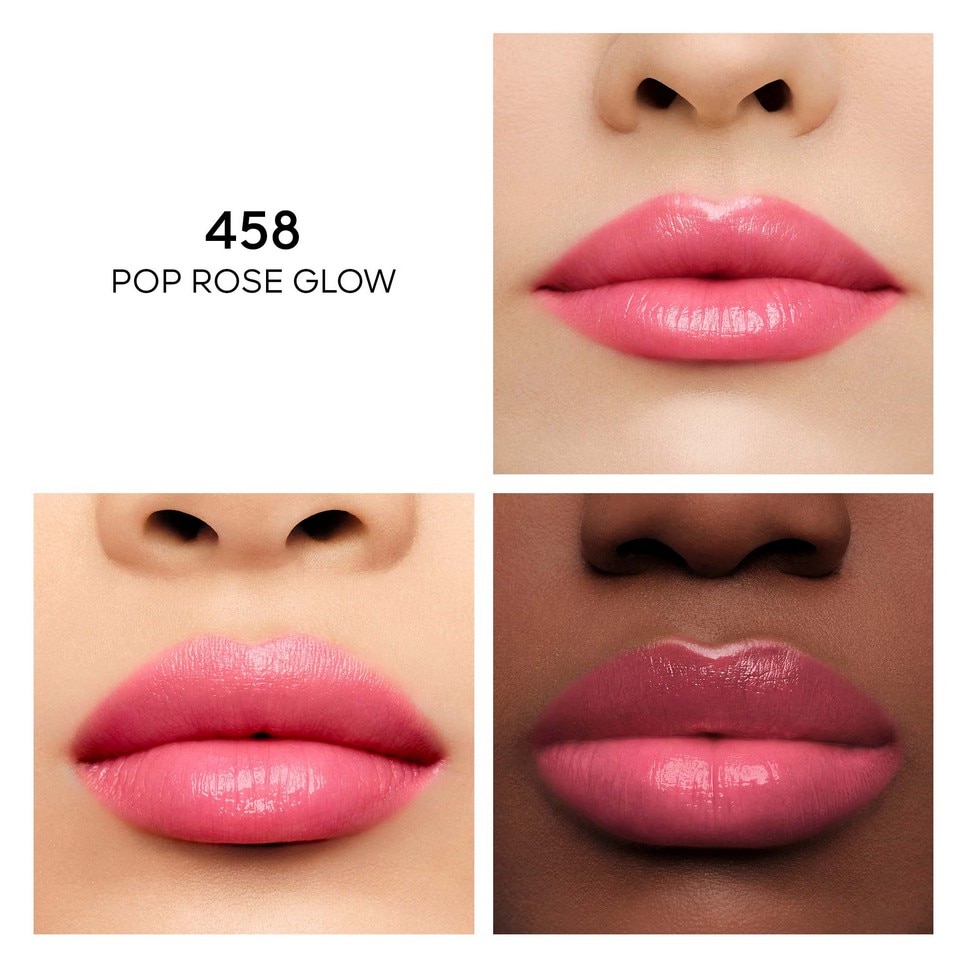 Bálsamo Kiss Kiss Bee Glow - 3,2 g 458 Pop Rose-3
