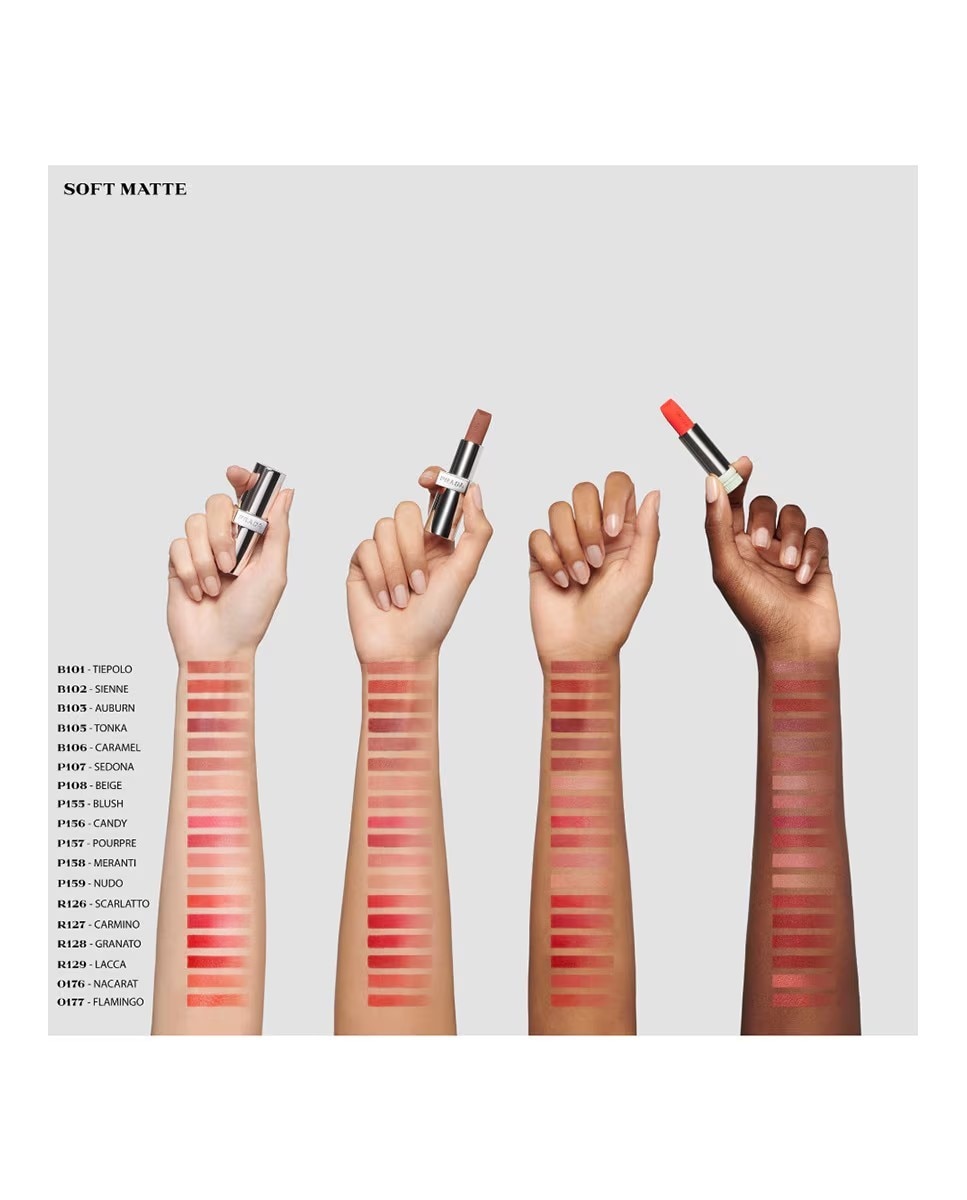 Batom Monochrome Soft Matte Prada Beauty B107 SEDONA-5