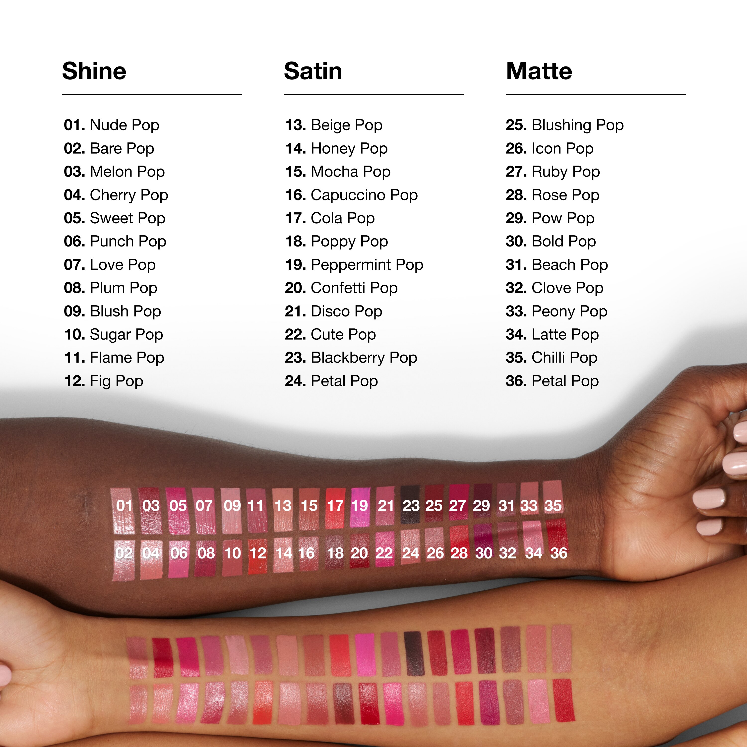 Batom Pop™ Longwear Lipstick Nude Pop - Shine-5