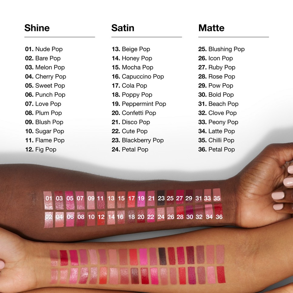 Batom Pop™ Longwear Lipstick Rose Pop - Matte-5