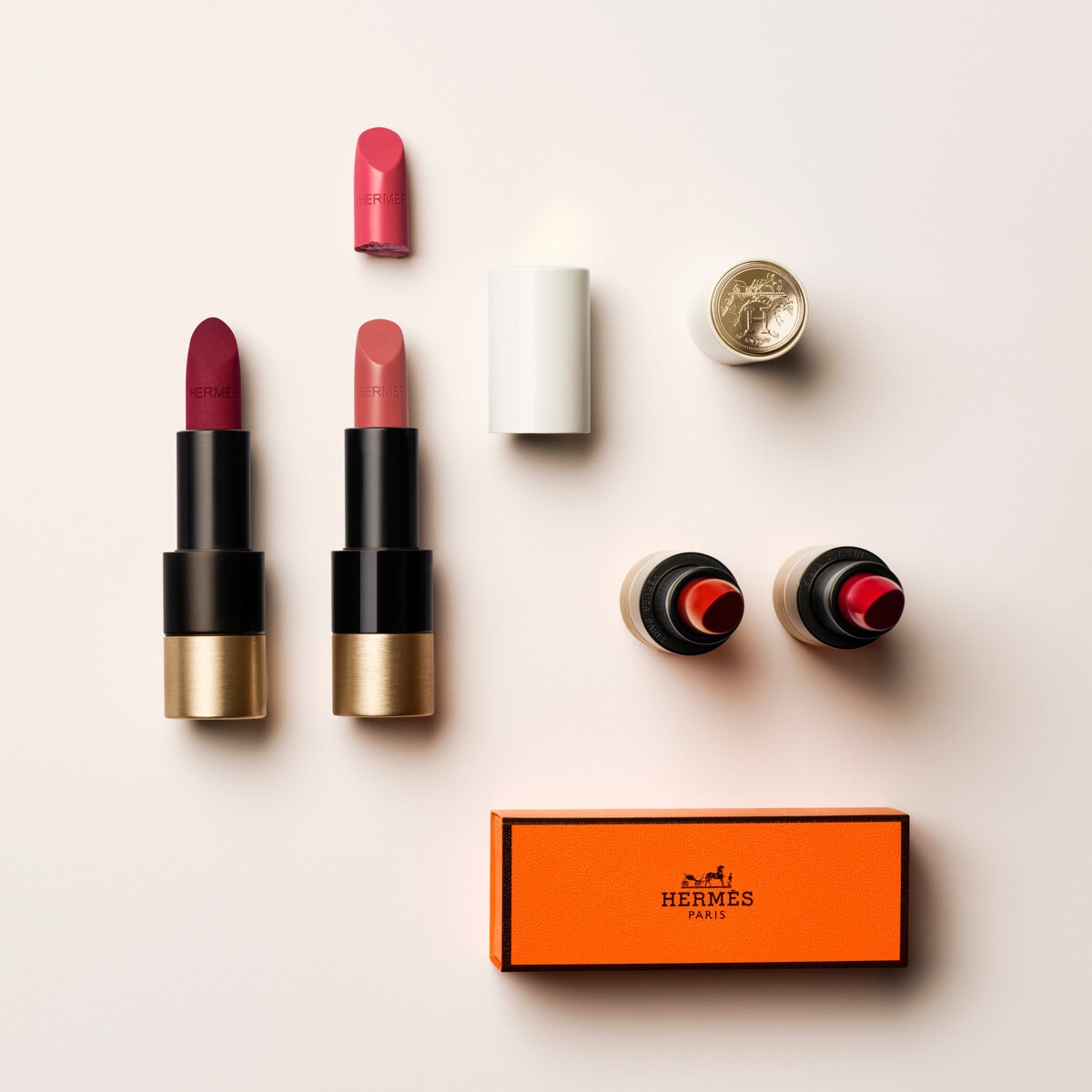 Batom Acetinado Rouge Hermès - 3,5 g 47 - Beige Sanguine-8