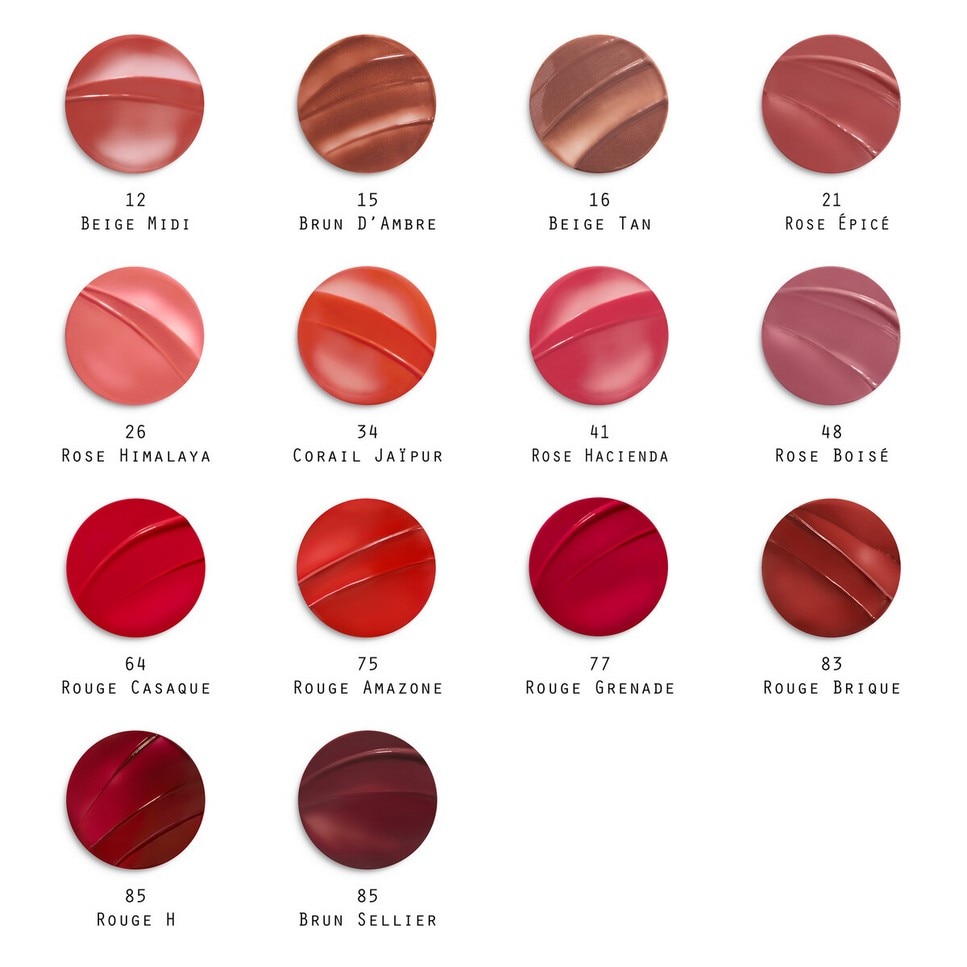 Rouge Hermès Batom Brilhante Silky 87 Brun Sellier-10