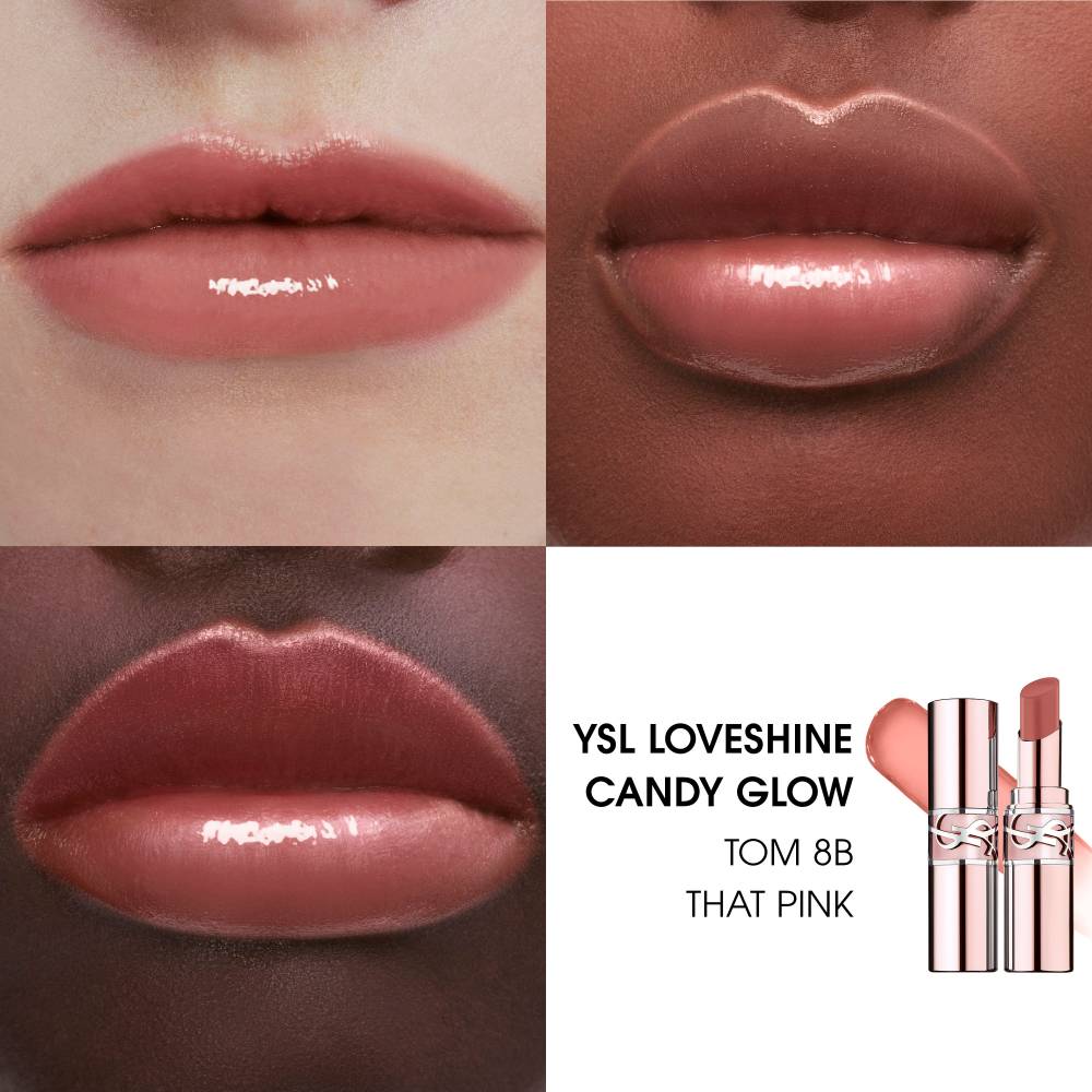 Bálsamo Labial Loveshine Candy Glow Yves Saint Laurent That Pink-3