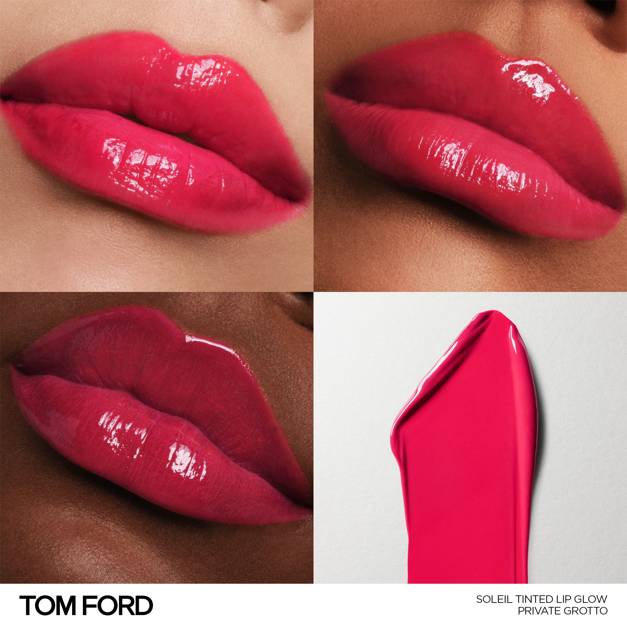 Batom Soleil Tinted Lip Glow Fuchsia Glow-3