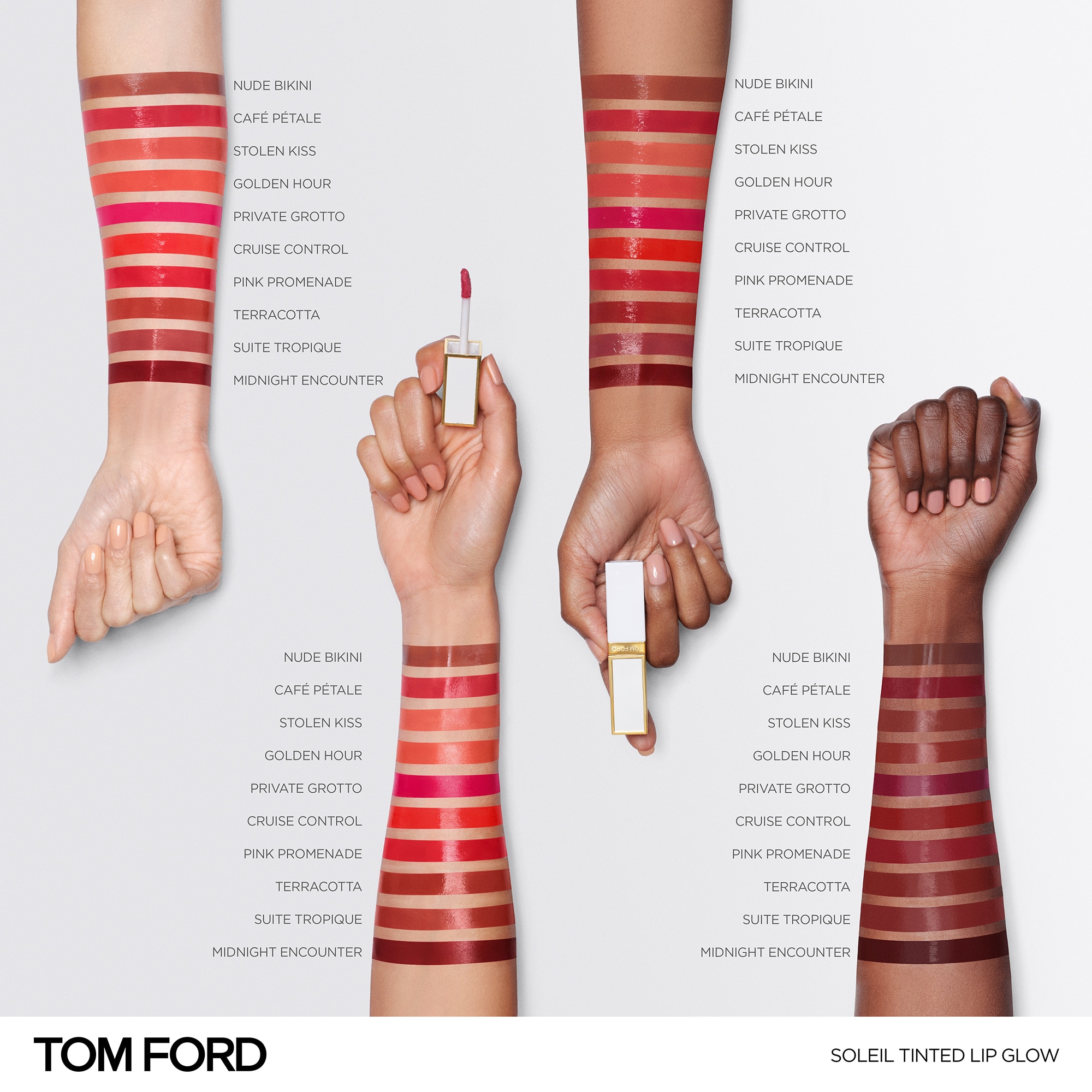Batom Soleil Tinted Lip Glow Fuchsia Glow-4