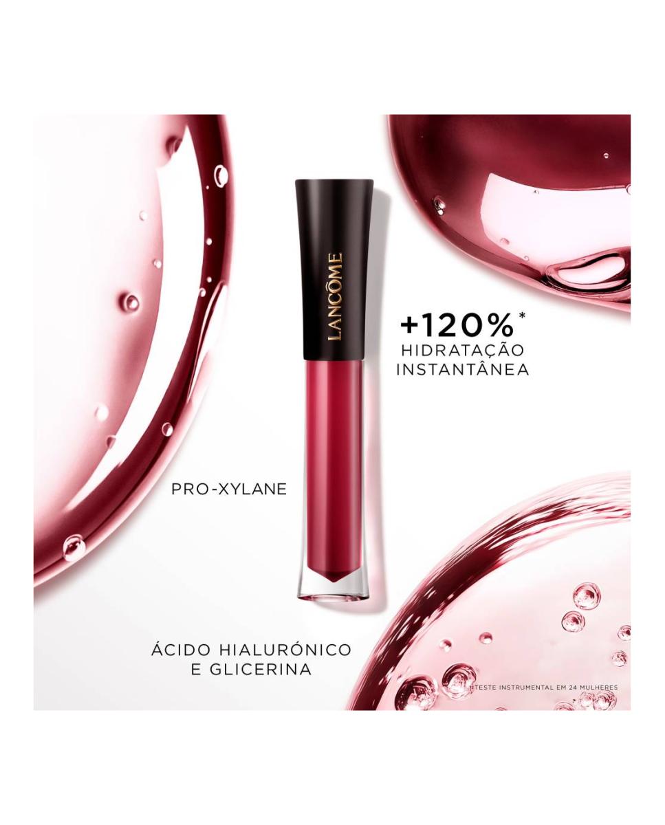 Gloss Labial L'Absolu Rouge Glaze Tintation 712 CHERRY BOMBASTIC-7