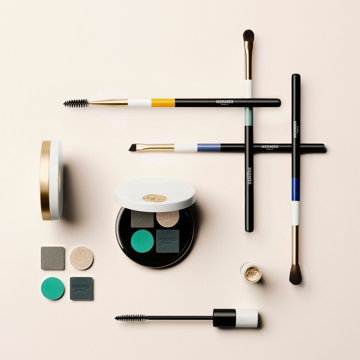 Palete de Sombras Ombres d'Hermès  - 3 g 2 Ombres Végétales-10
