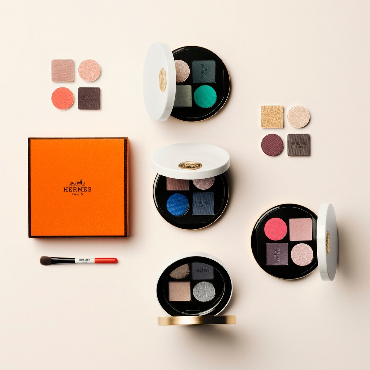 Palete de Sombras Ombres d'Hermès  - 3 g 4 Ombres Marines-9