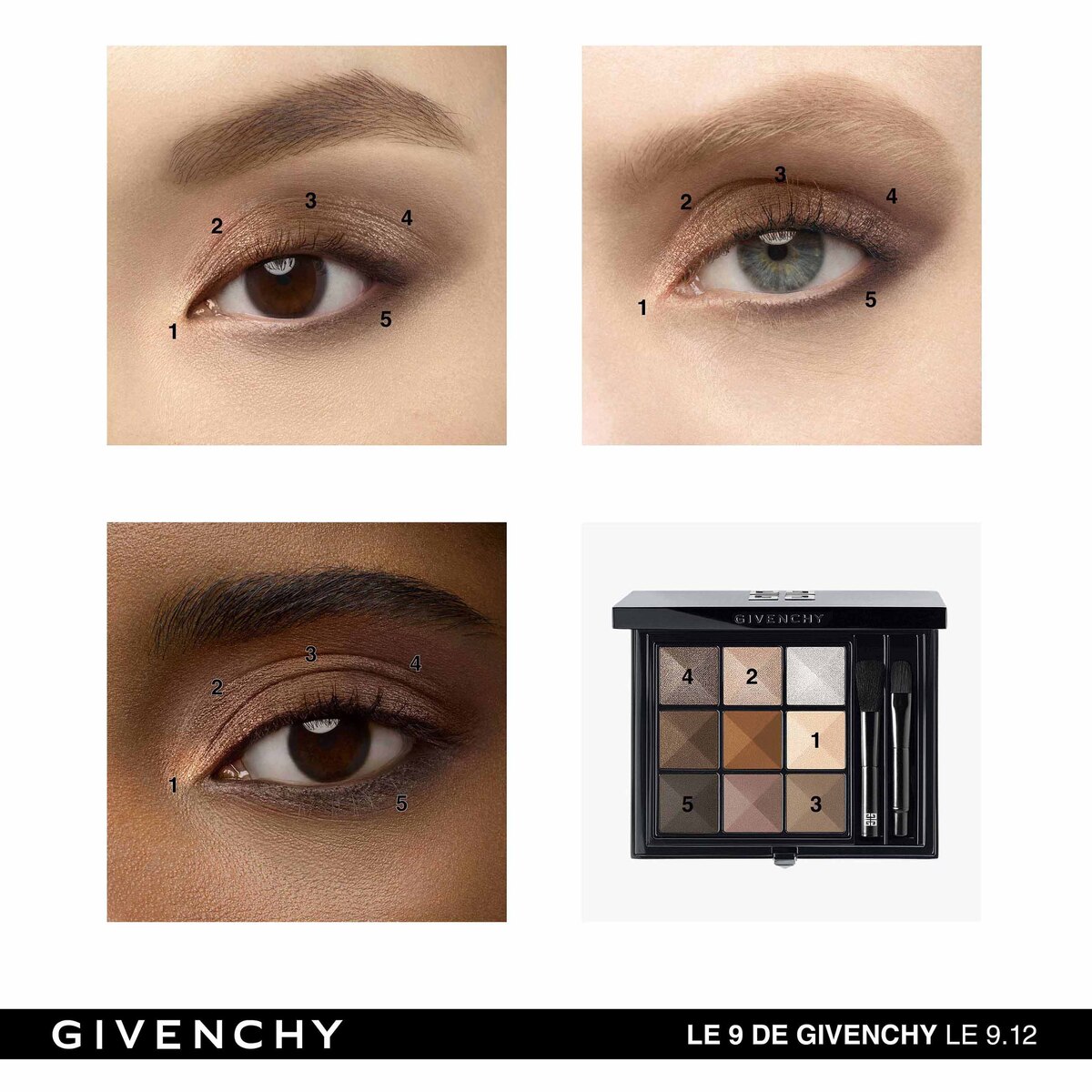 Palete de Sombras Le 9 de Givenchy - 110 g 9.12-4