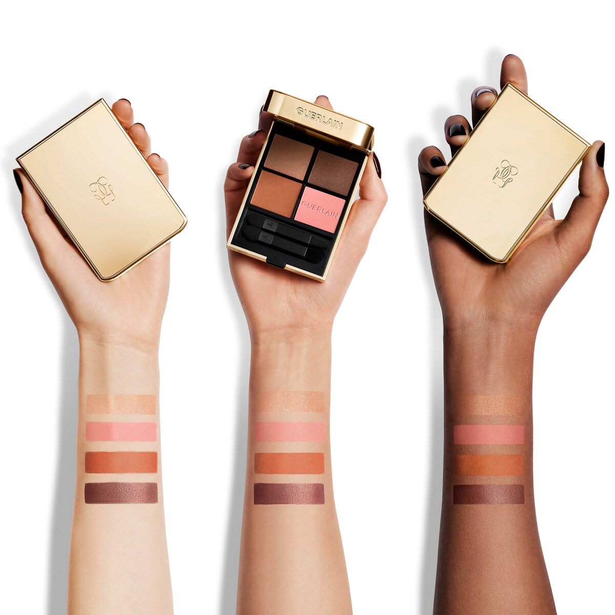 Palete de Sombras Ombres G E/Shadx4 129 129 Honey Amber-5